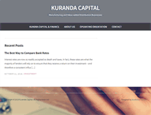 Tablet Screenshot of kurandacapital.com
